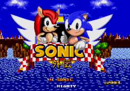Sonic Gaiden Title Screen
